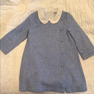 Pepa London Wool lined dress with White Collar